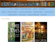 Tablet Screenshot of bookgoodies.com